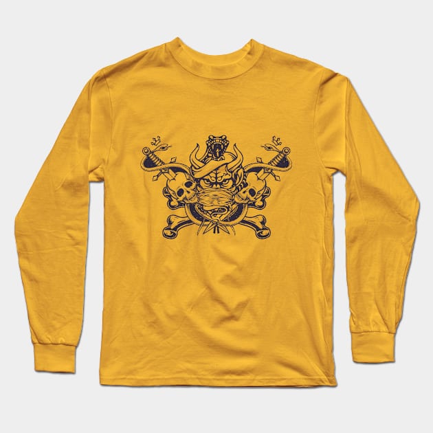 Lucifer's coronavirus Long Sleeve T-Shirt by Genie Store